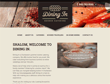 Tablet Screenshot of diningininc.com